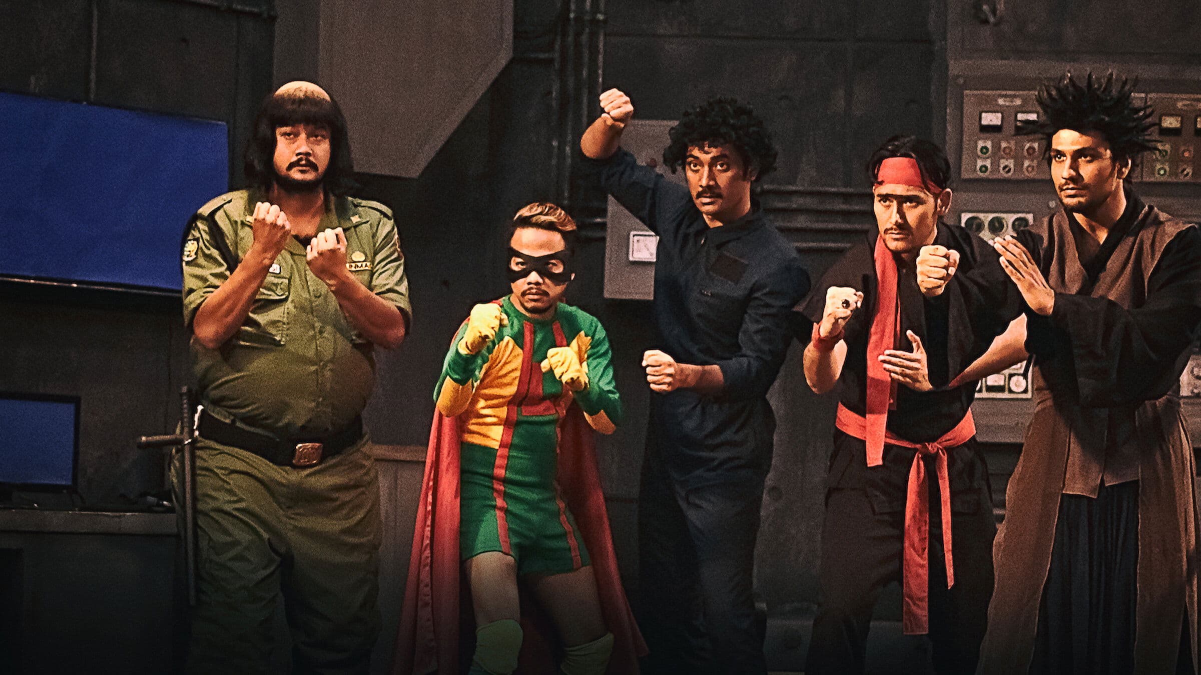 5 Cowok Jagoan: Rise of the Zombies backdrop