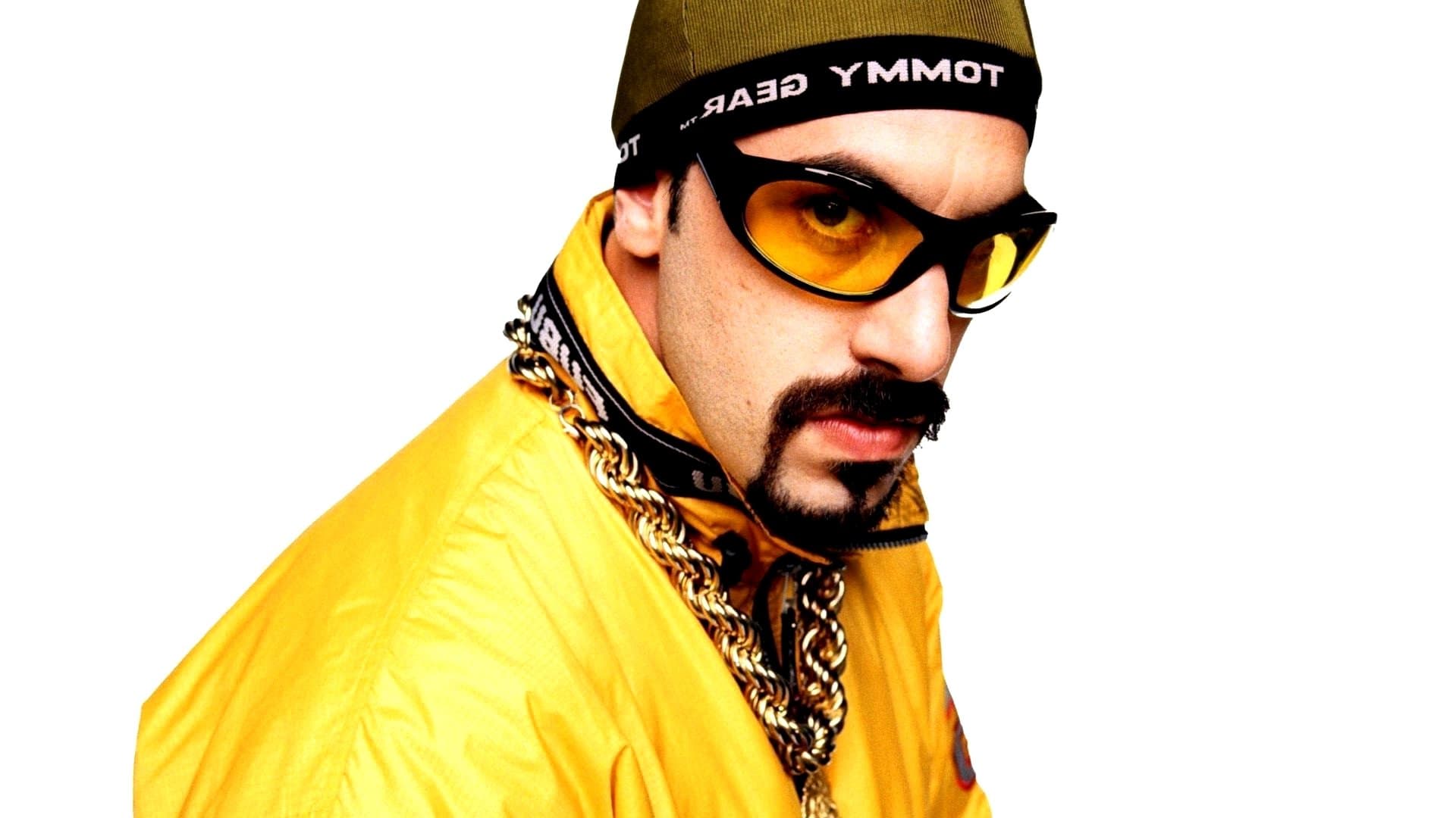 Ali G, Aiii backdrop