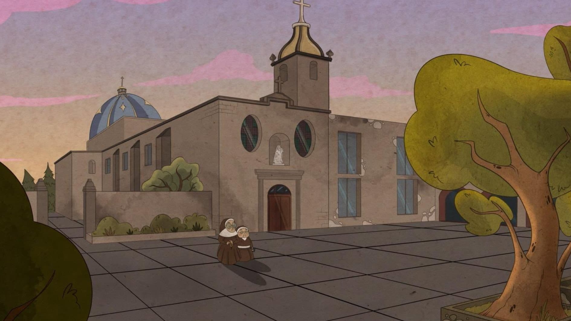 The Myth of the Water Goddess backdrop