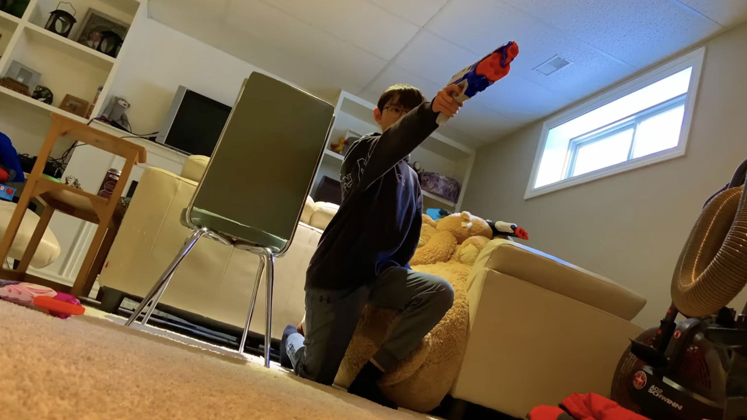 Bullet Ridden Basement backdrop