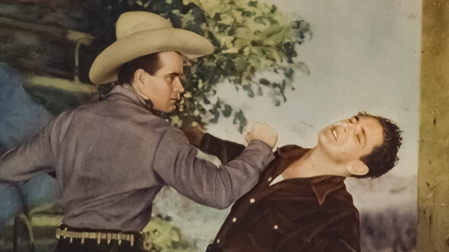 A Demon for Trouble backdrop