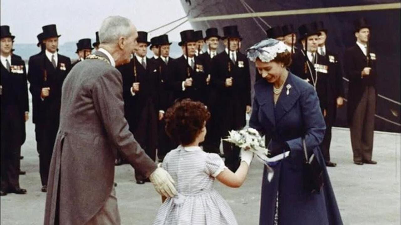Royal Visit to Leith backdrop