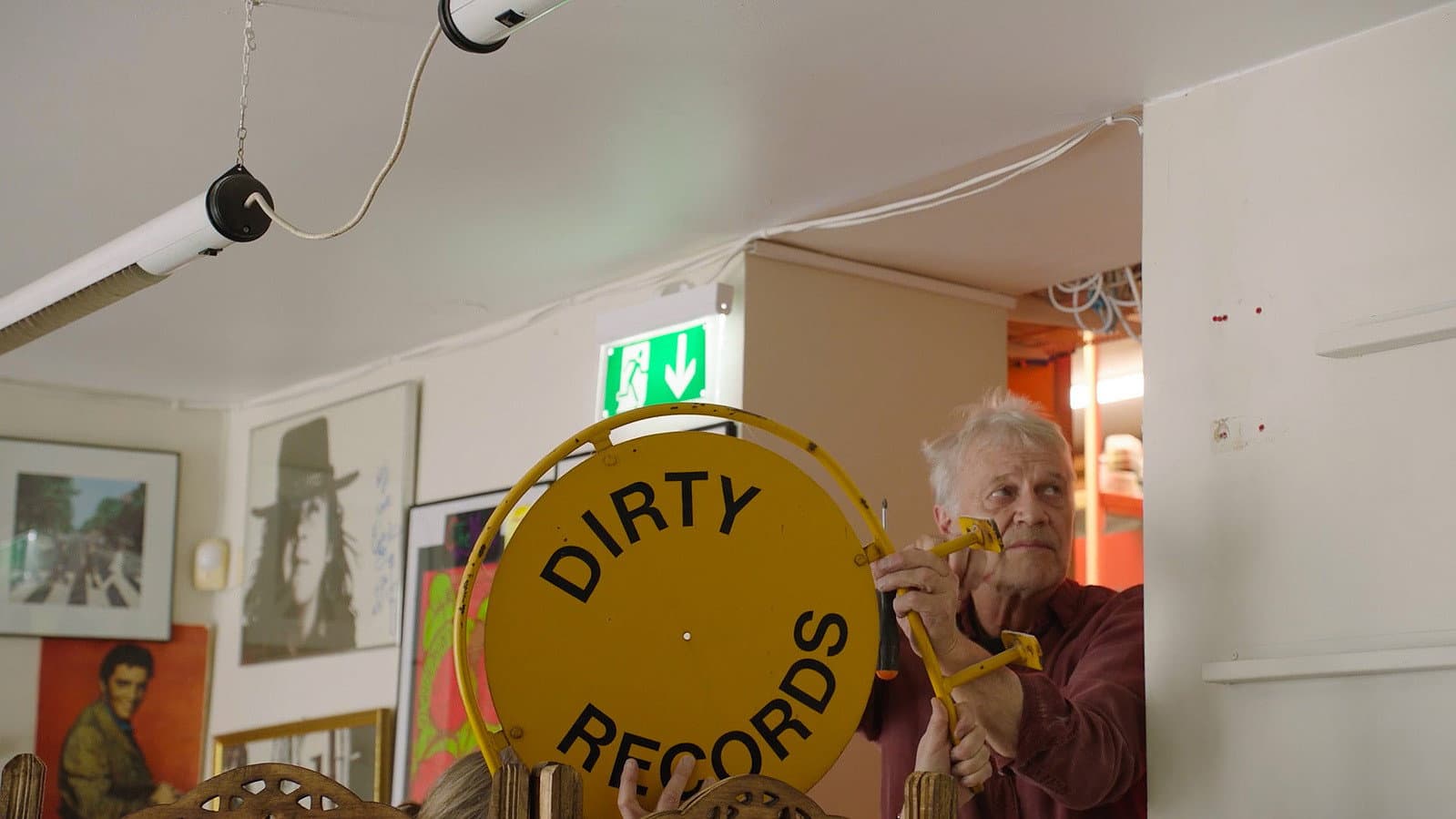 The Record Dealer backdrop