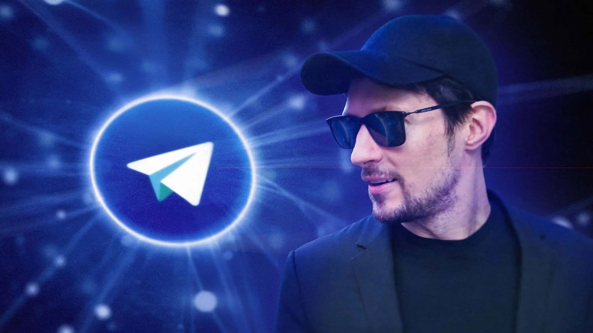 Telegram - The Dark Empire by Pavel Durov backdrop