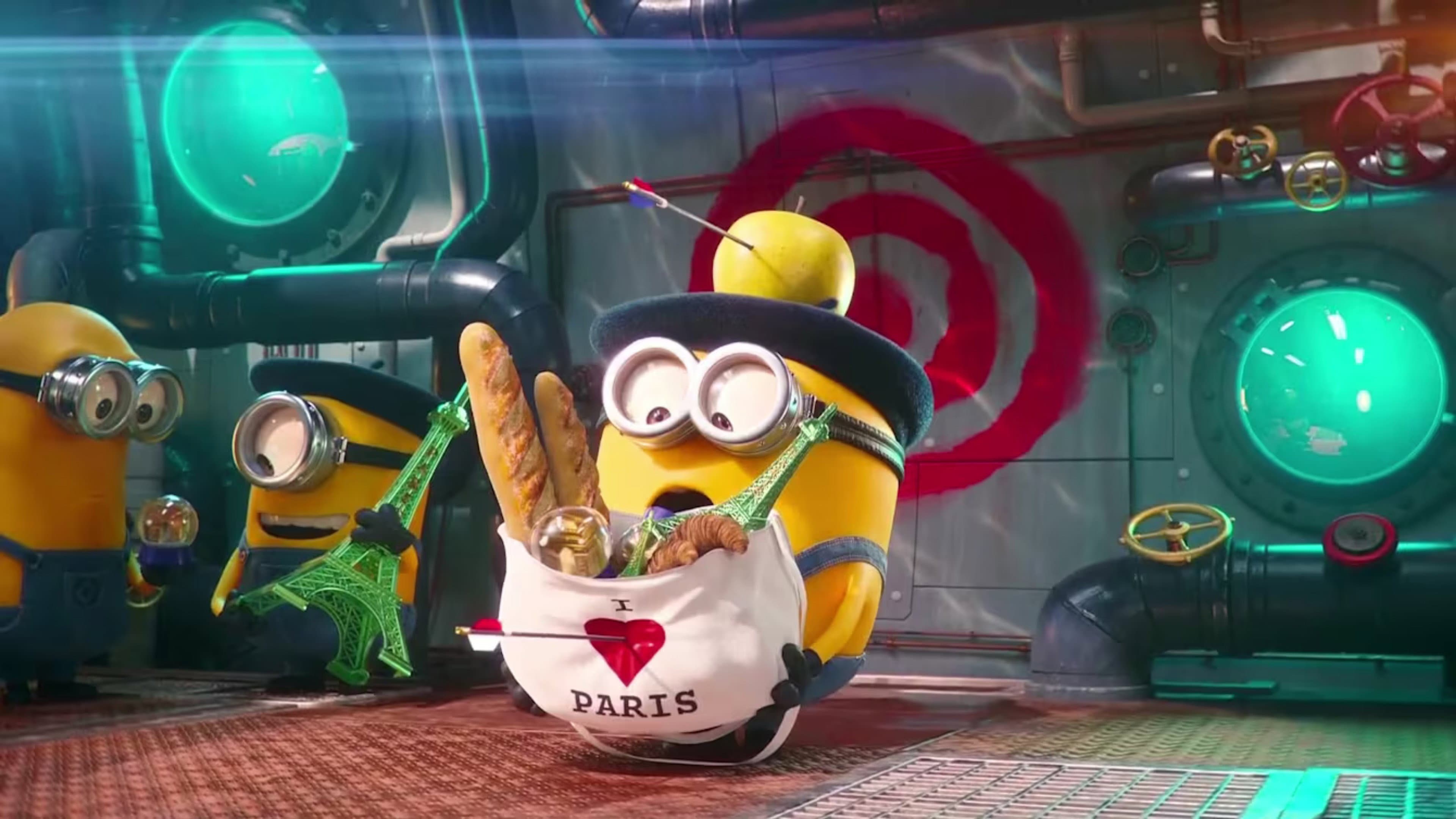 The Minion Olympics backdrop