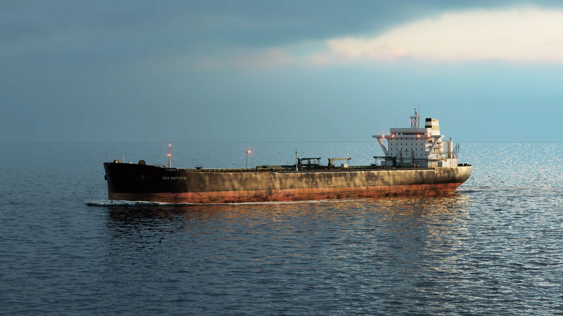 Black Waters: The Sea Empress Disaster backdrop