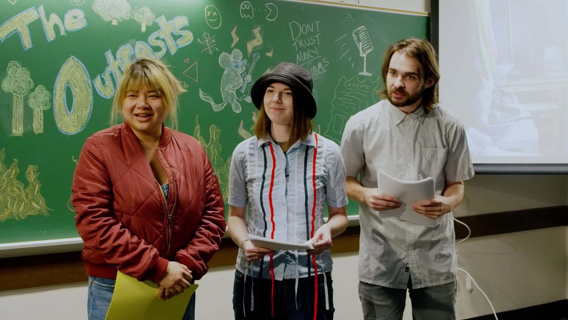 First Drafts: The Outcasts backdrop