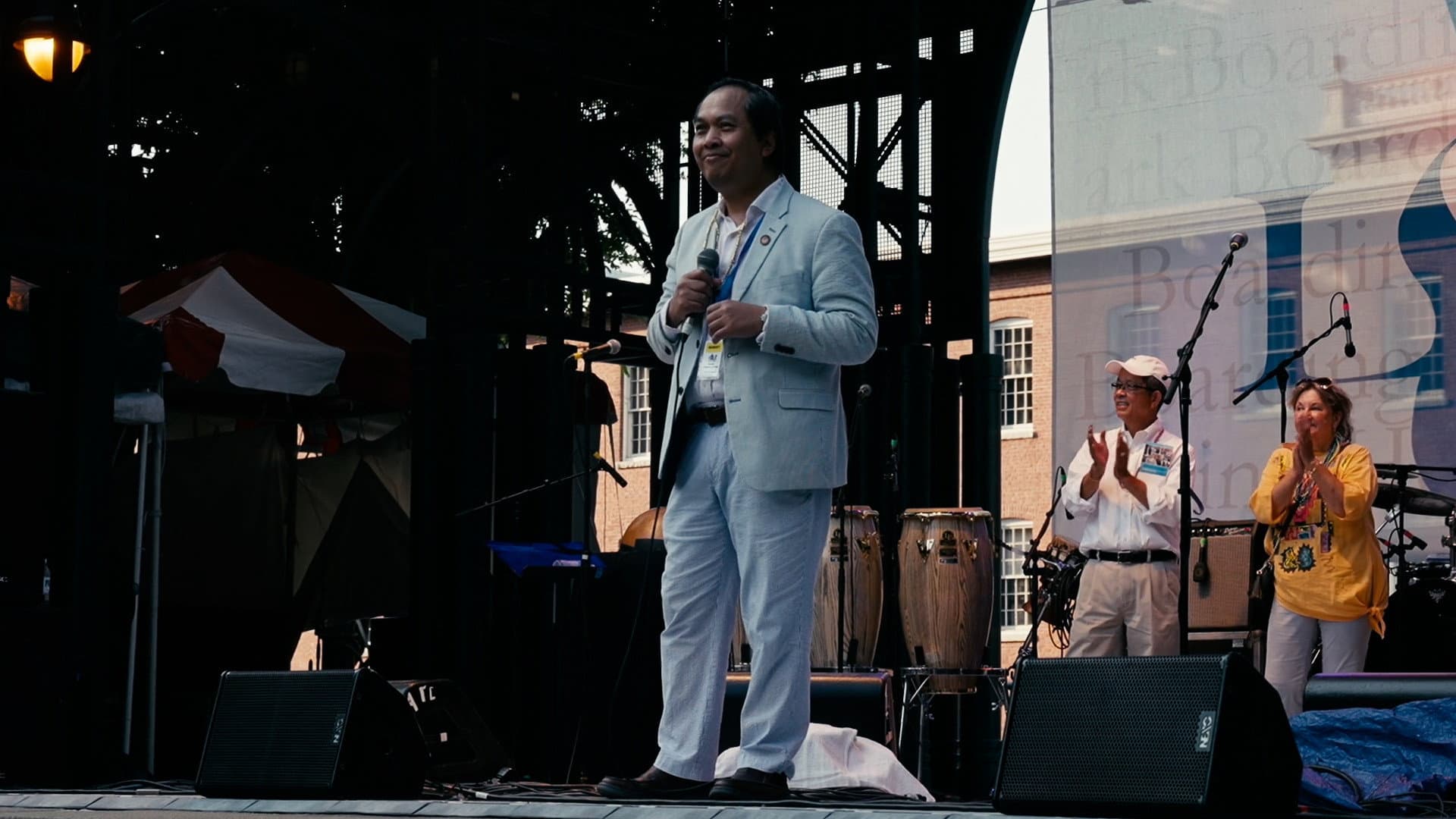 Mayor of Lowell backdrop