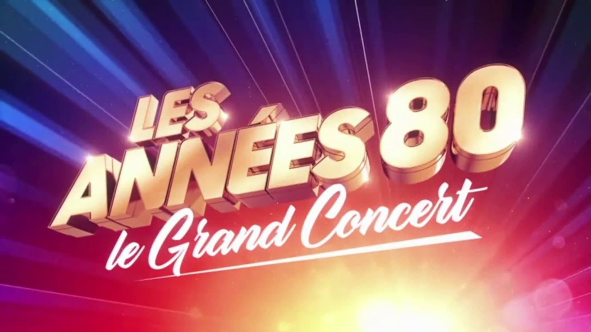 Les années 80, le grand concert backdrop