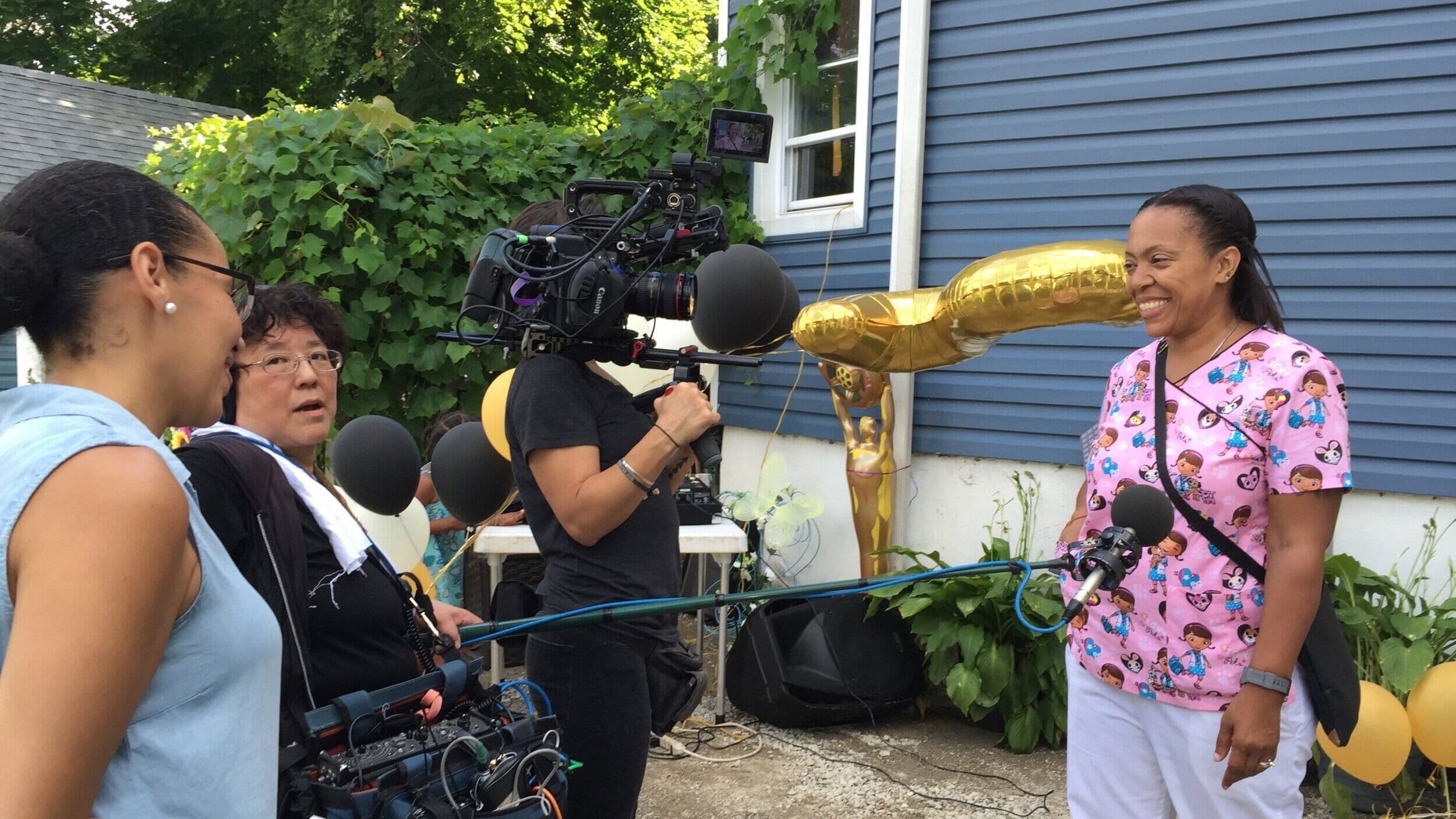 Through the Night backdrop