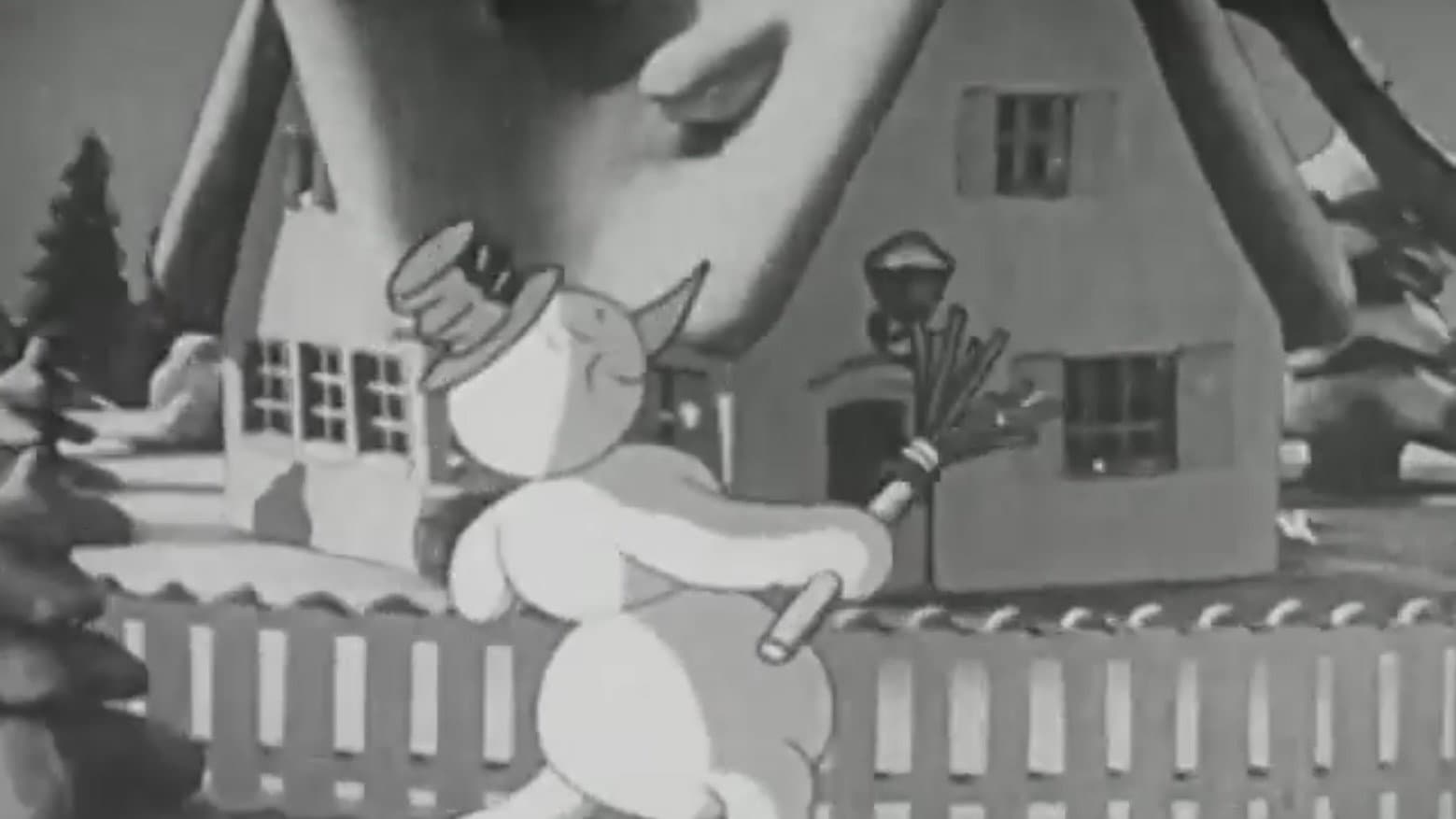 The Snowman backdrop