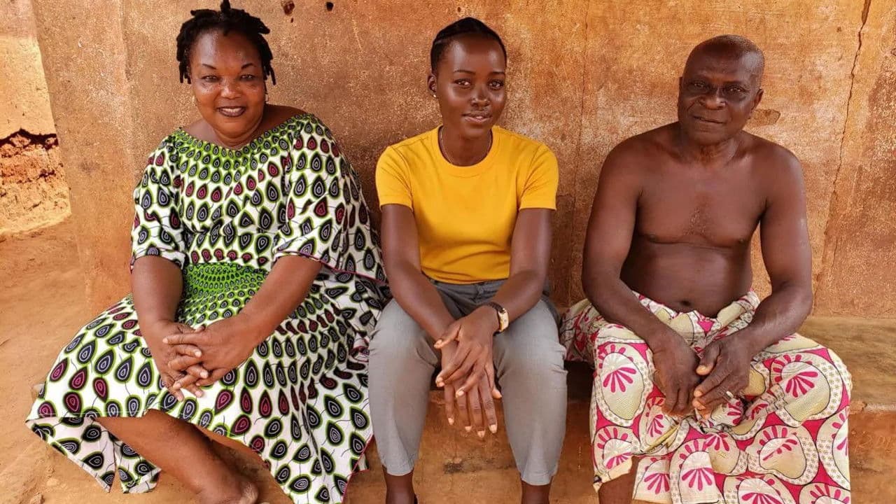 Warrior Women with Lupita Nyong'o backdrop
