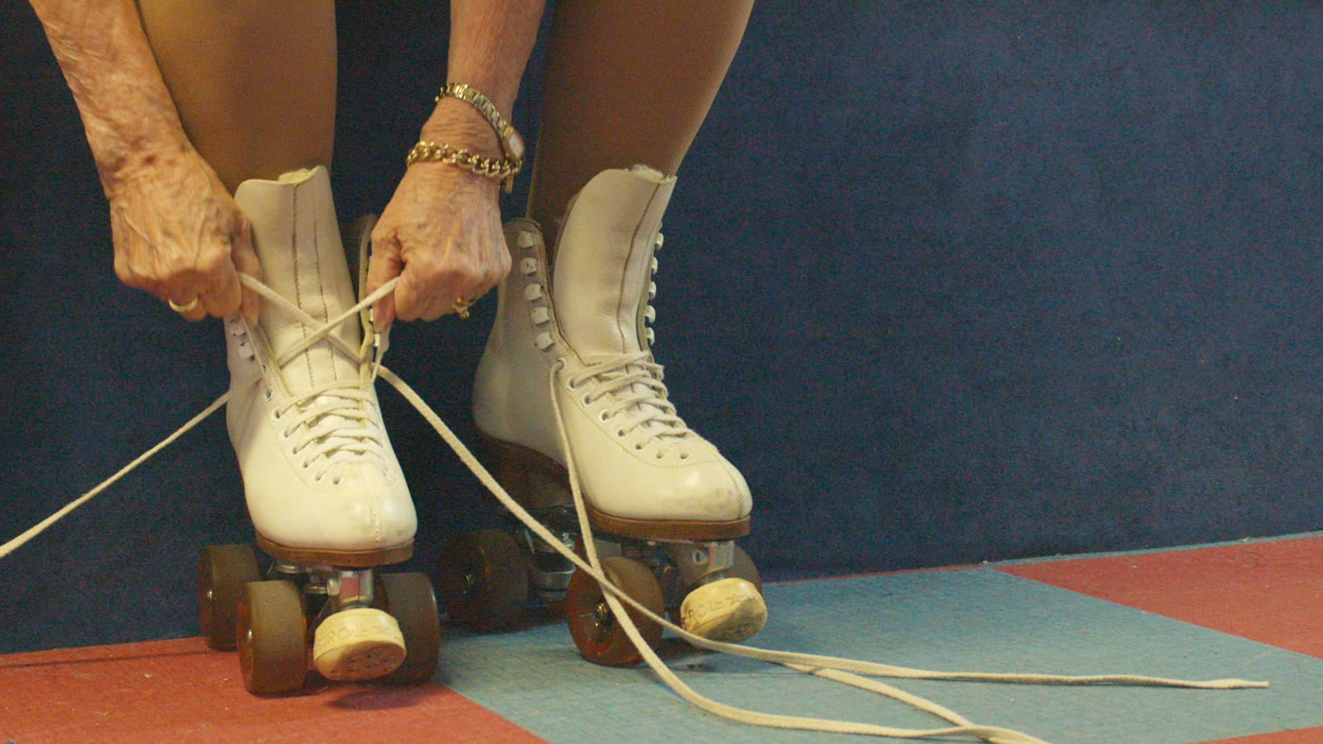 The Golden Rollers backdrop