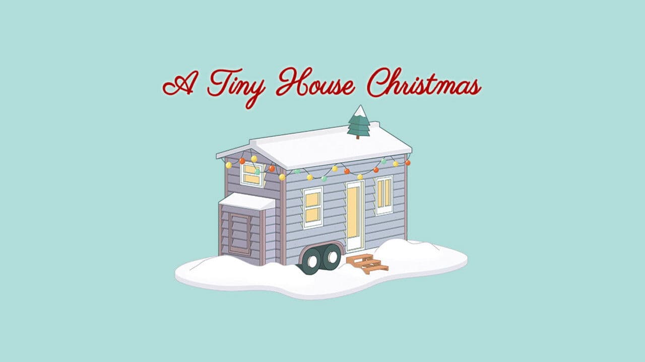 A Tiny House Christmas backdrop