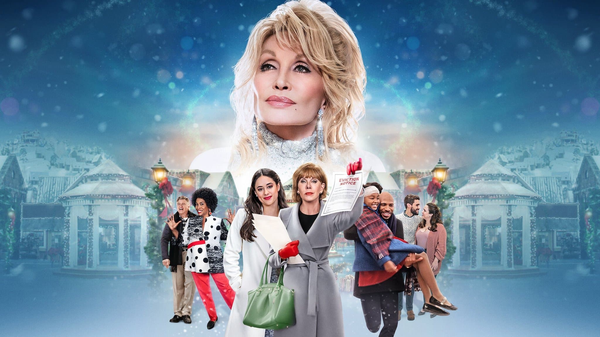 Dolly Parton's Christmas on the Square backdrop