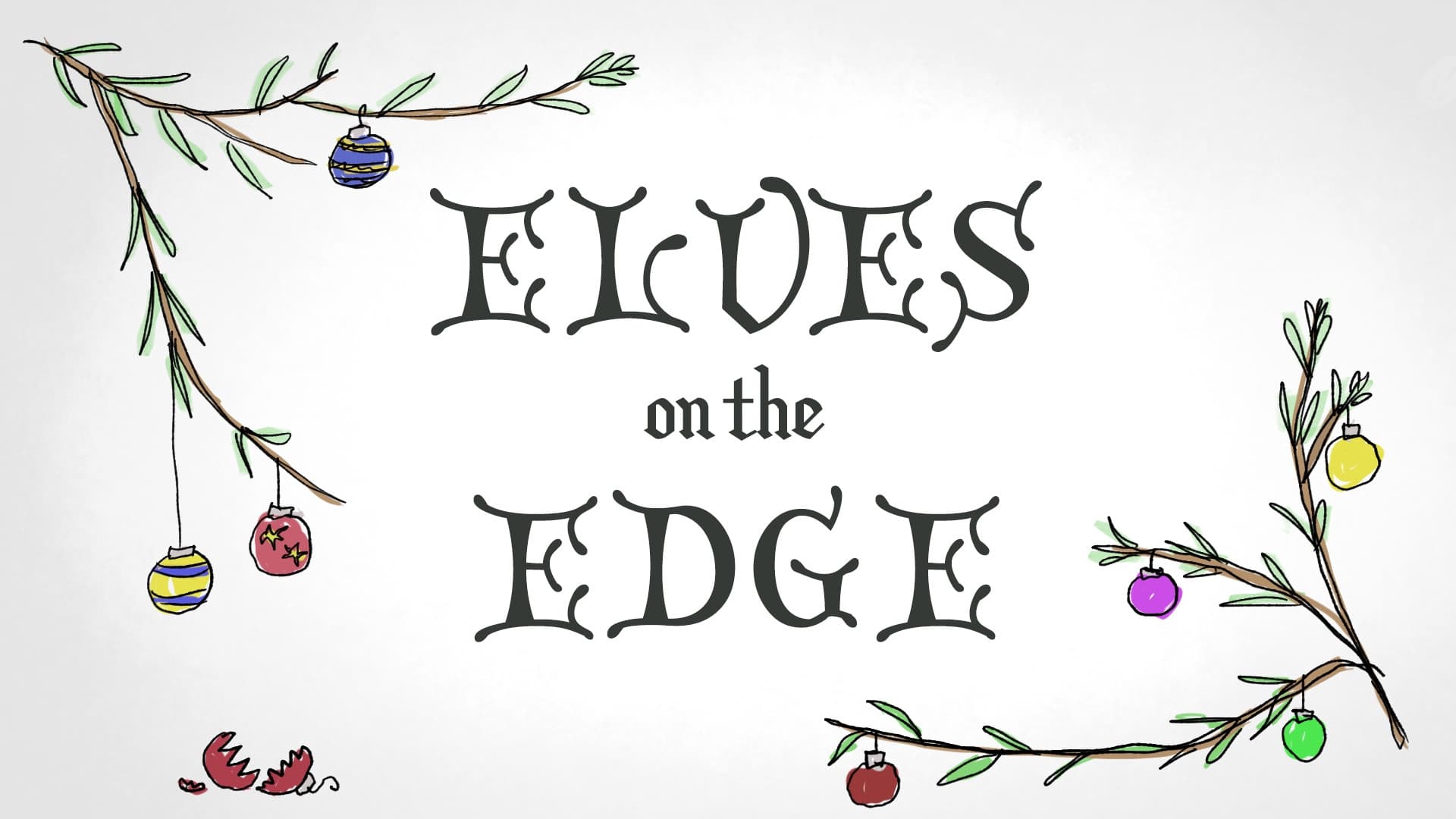 Elves on the Edge backdrop