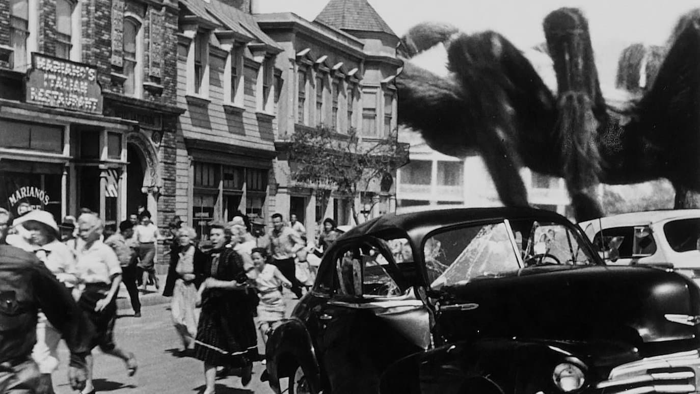 Earth vs. the Spider backdrop