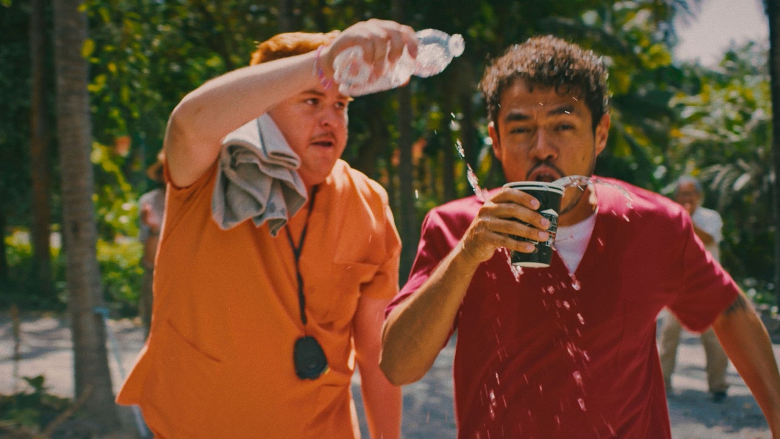 V for Victor backdrop