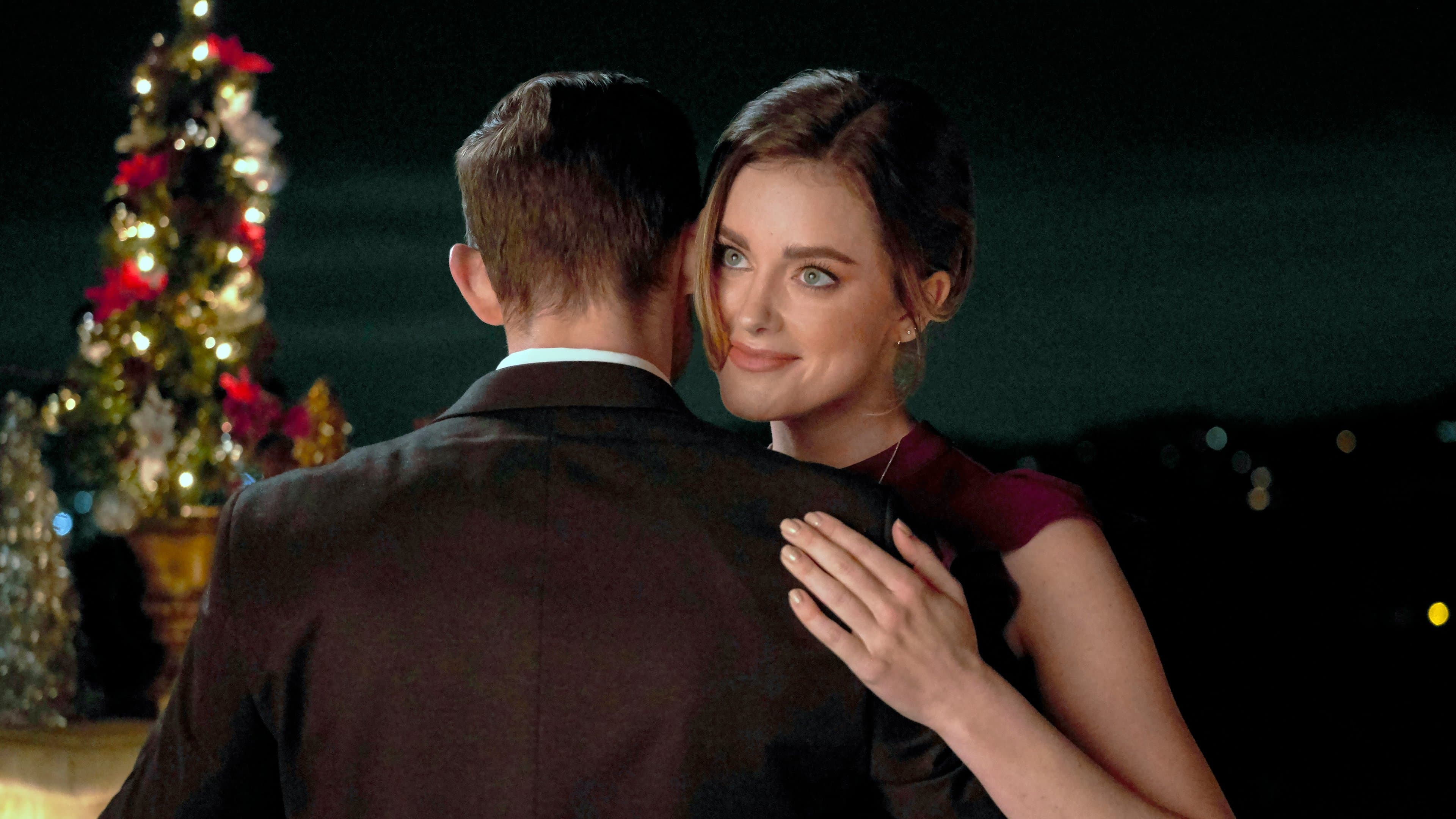 A Merry Christmas Match backdrop