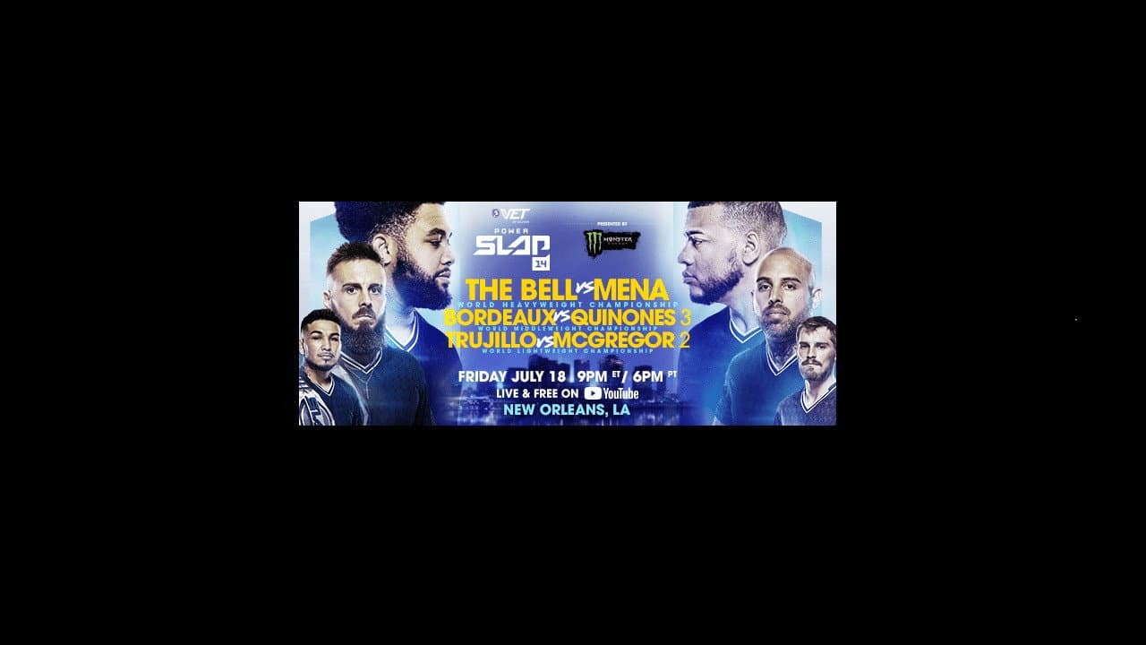 Power Slap 14: The Bell vs. Mena backdrop