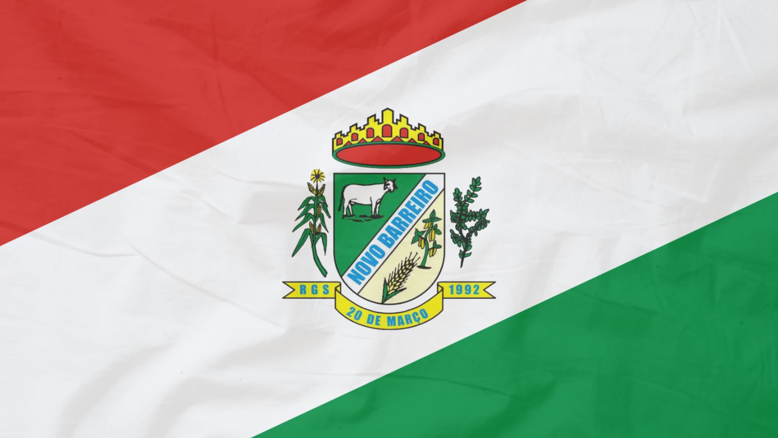 Símbolos Municipais: Hino, Brasão e Bandeira - Historiando em Novo Barreiro backdrop