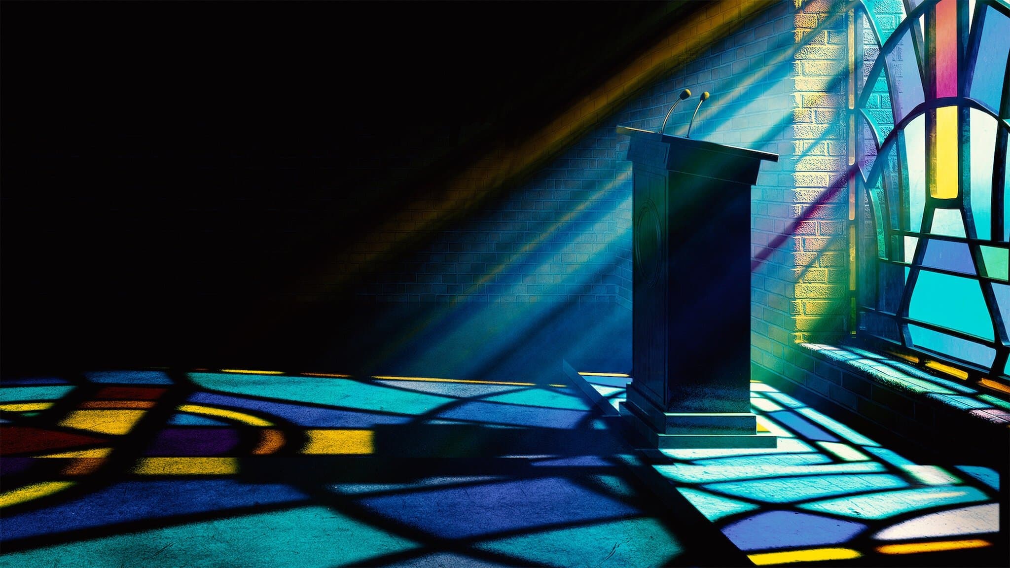 Come Sunday backdrop