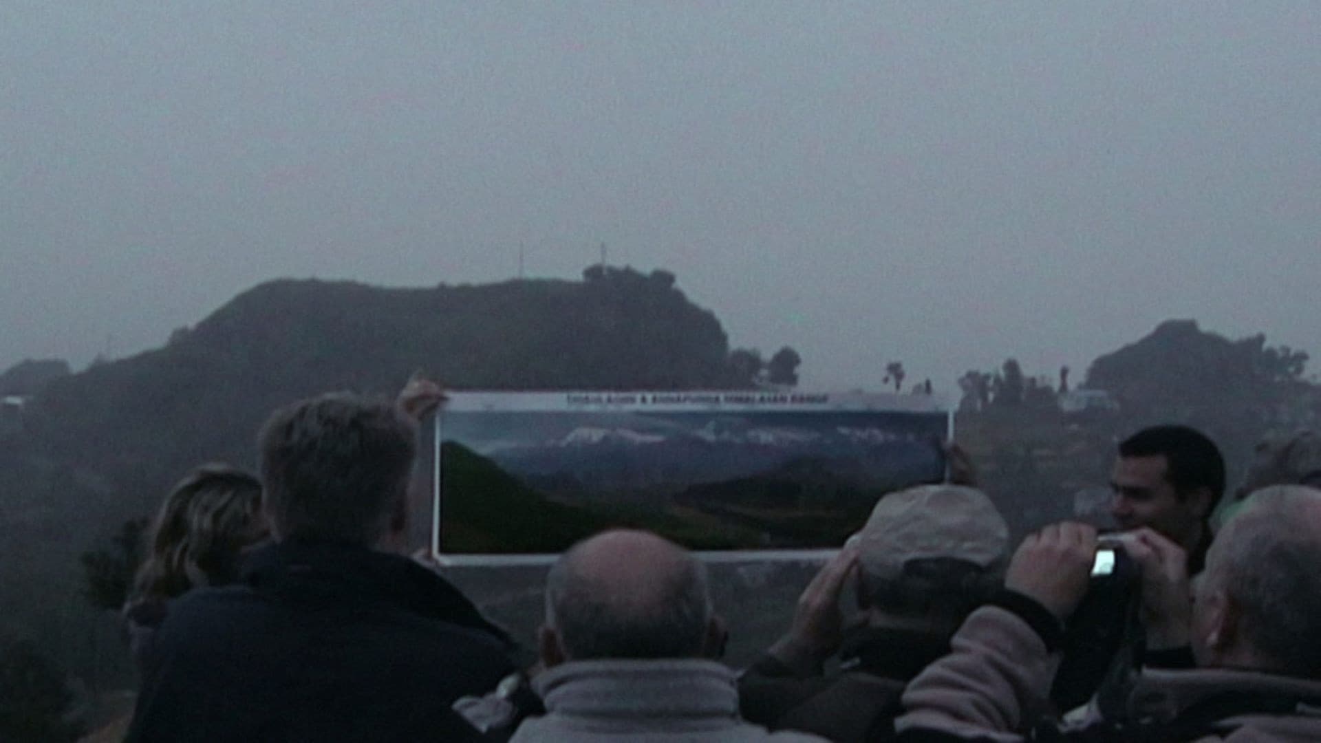 Tourists backdrop