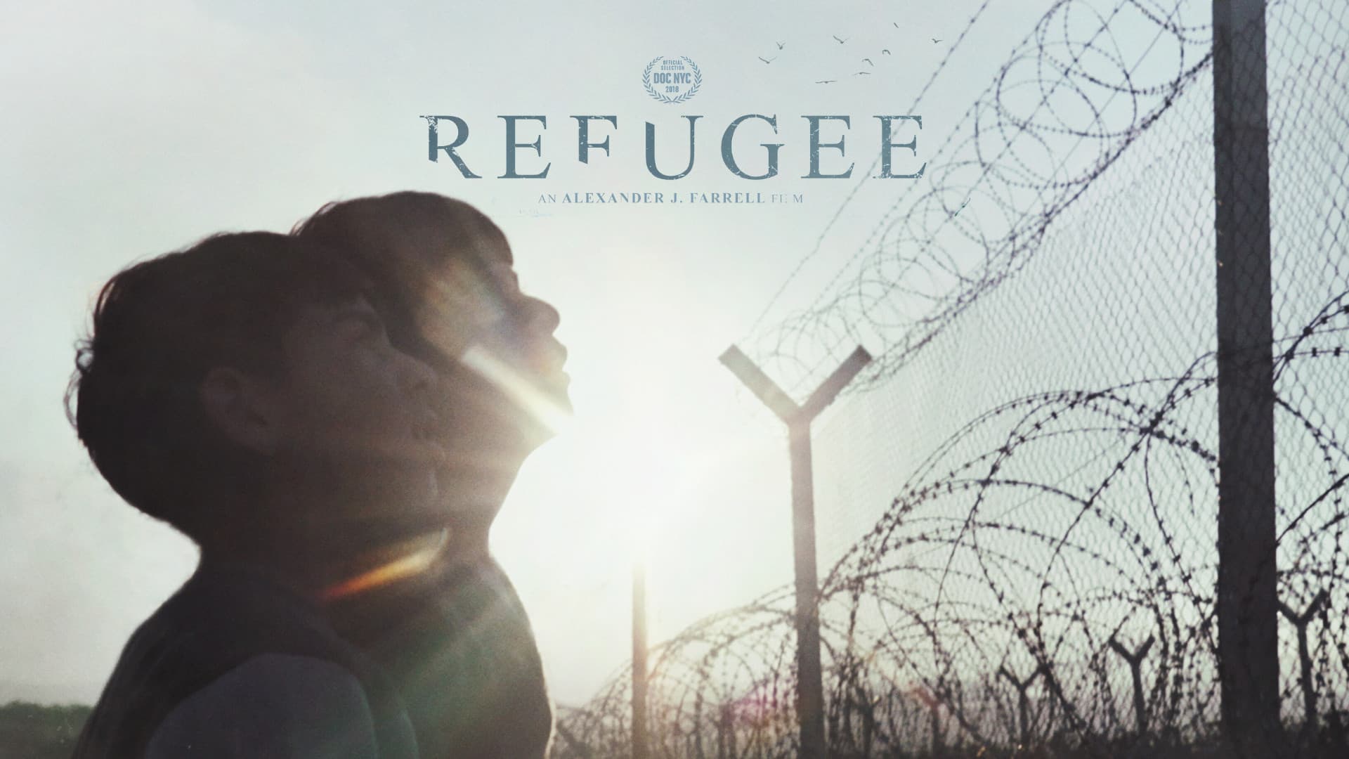 Refugee backdrop