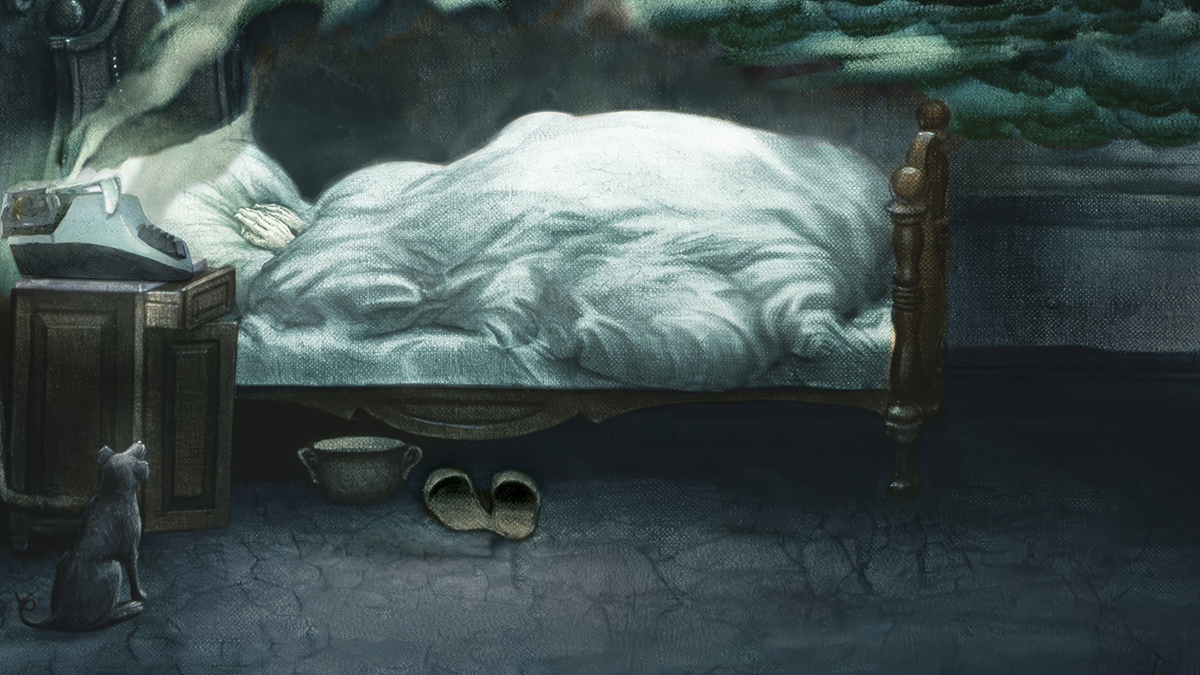 Dreams with Sharp Teeth backdrop