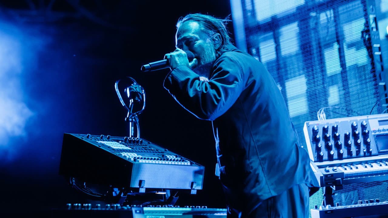 Thom Yorke Live at Sydney Opera House backdrop