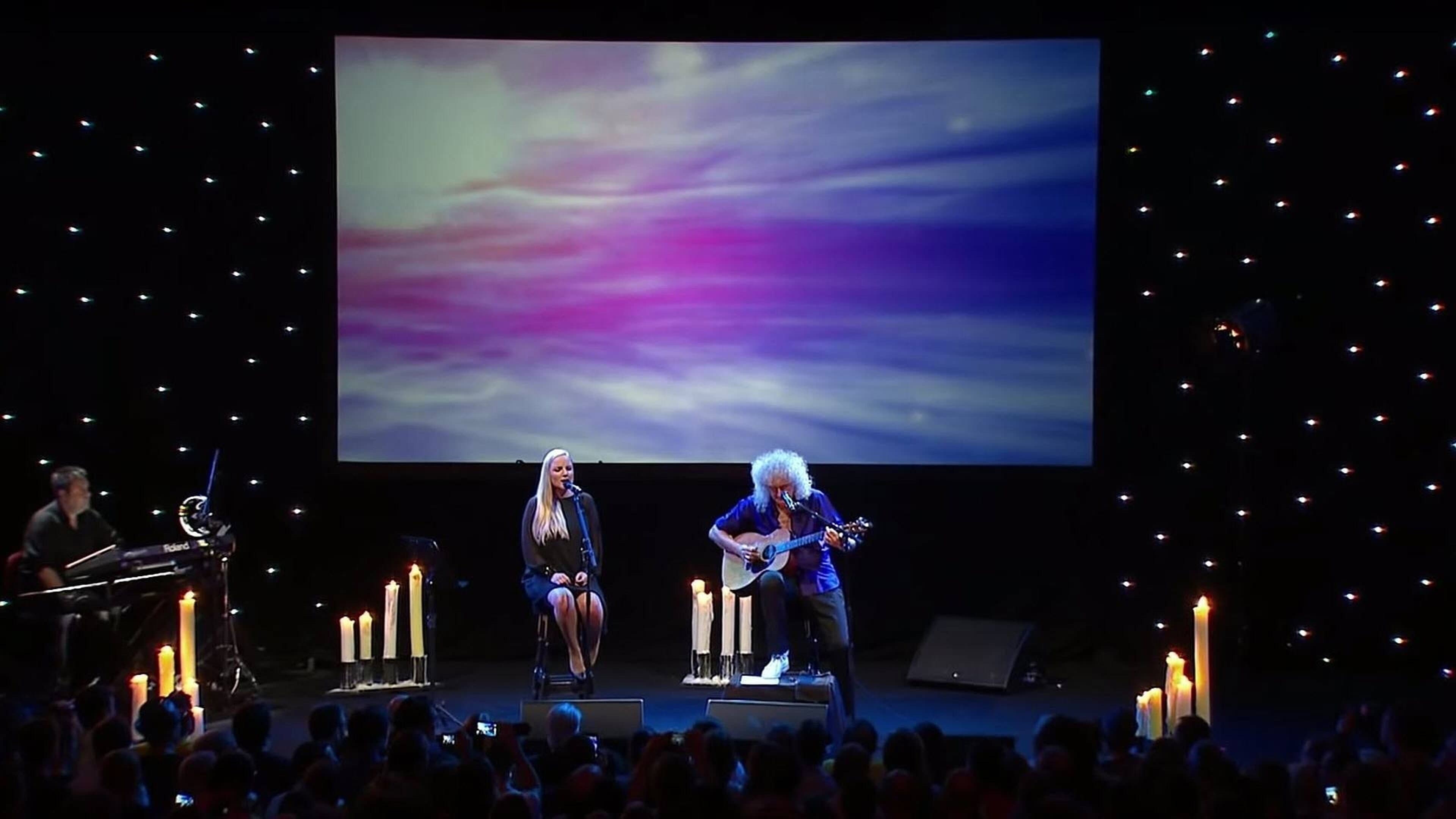 Brian May & Kerry Ellis - The Candlelight Concerts Live at Montreux backdrop