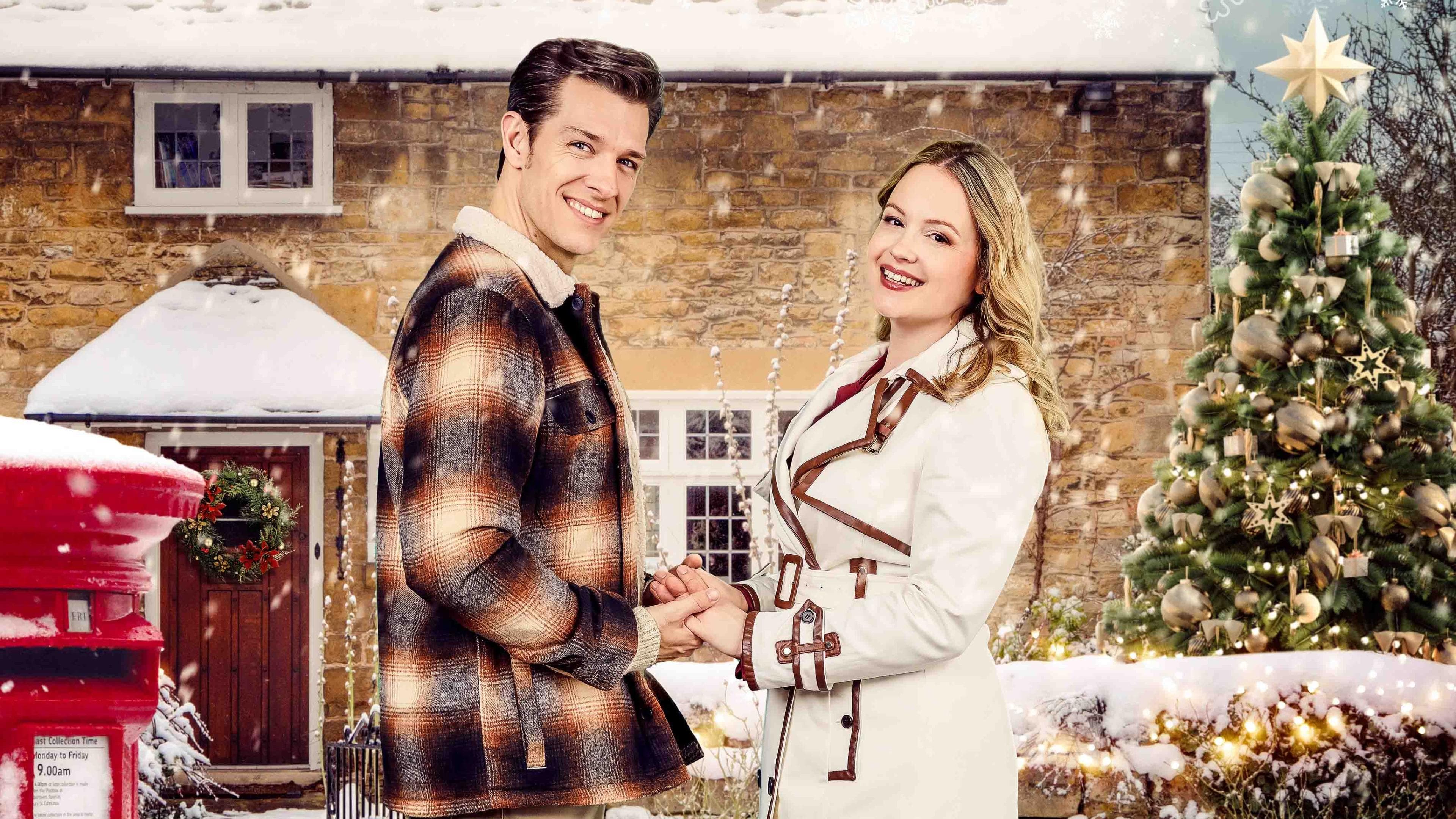 A Very English Christmas backdrop