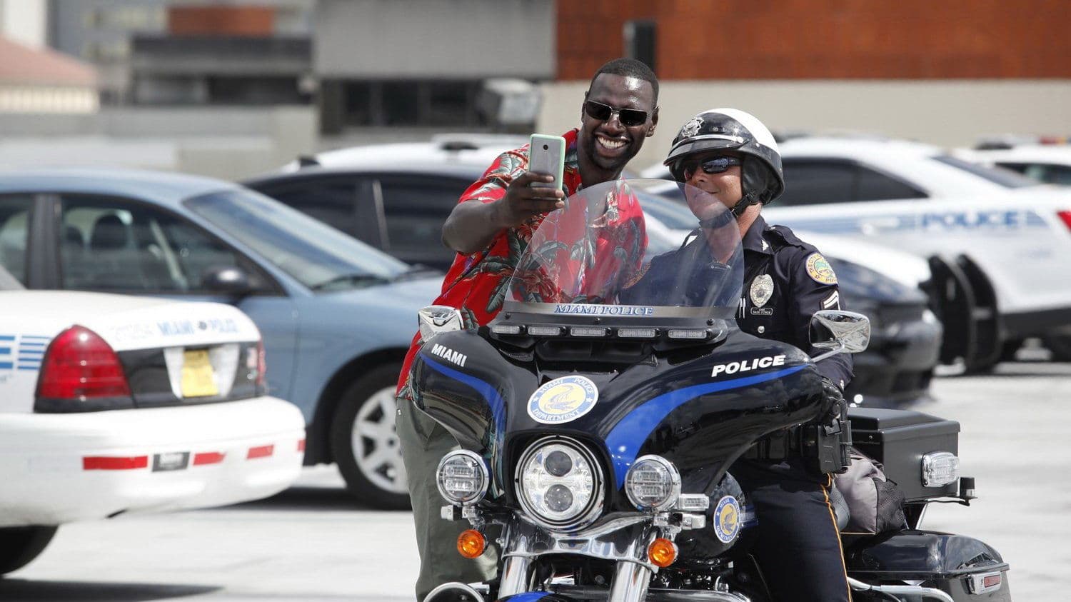 Belleville Cop backdrop