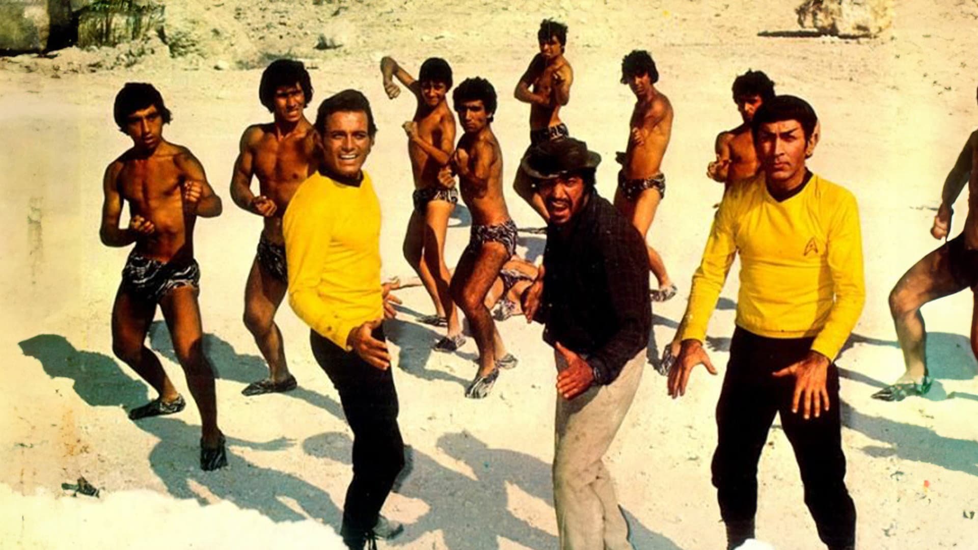 Omer the Tourist in Star Trek backdrop