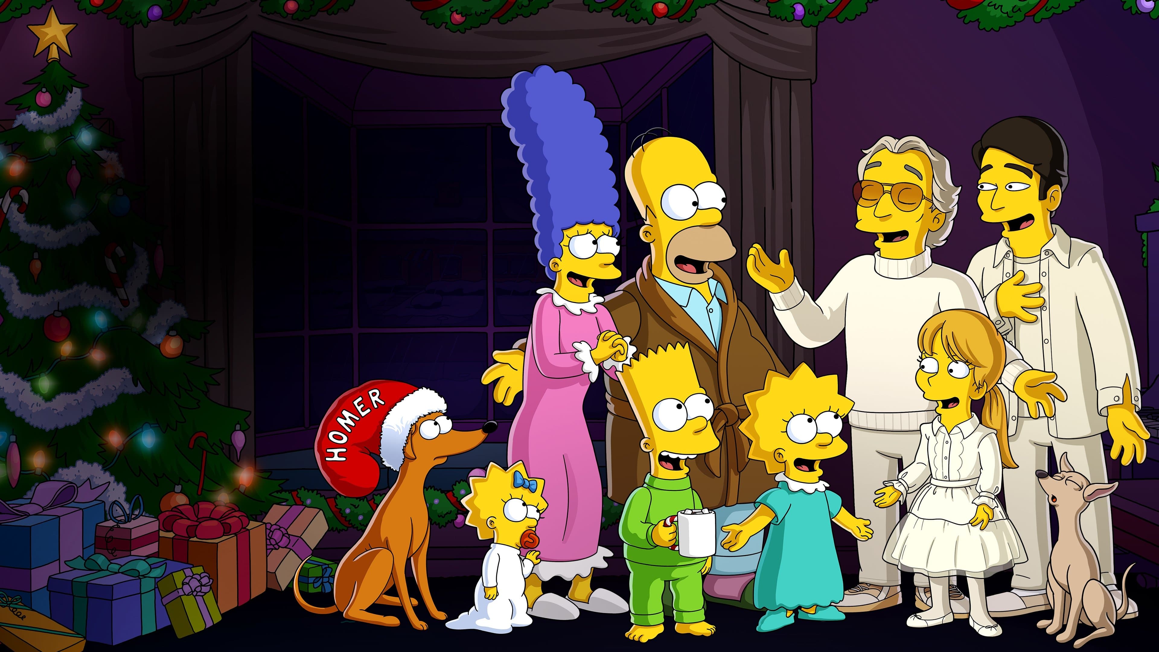 The Simpsons Meet the Bocellis in "Feliz Navidad" backdrop