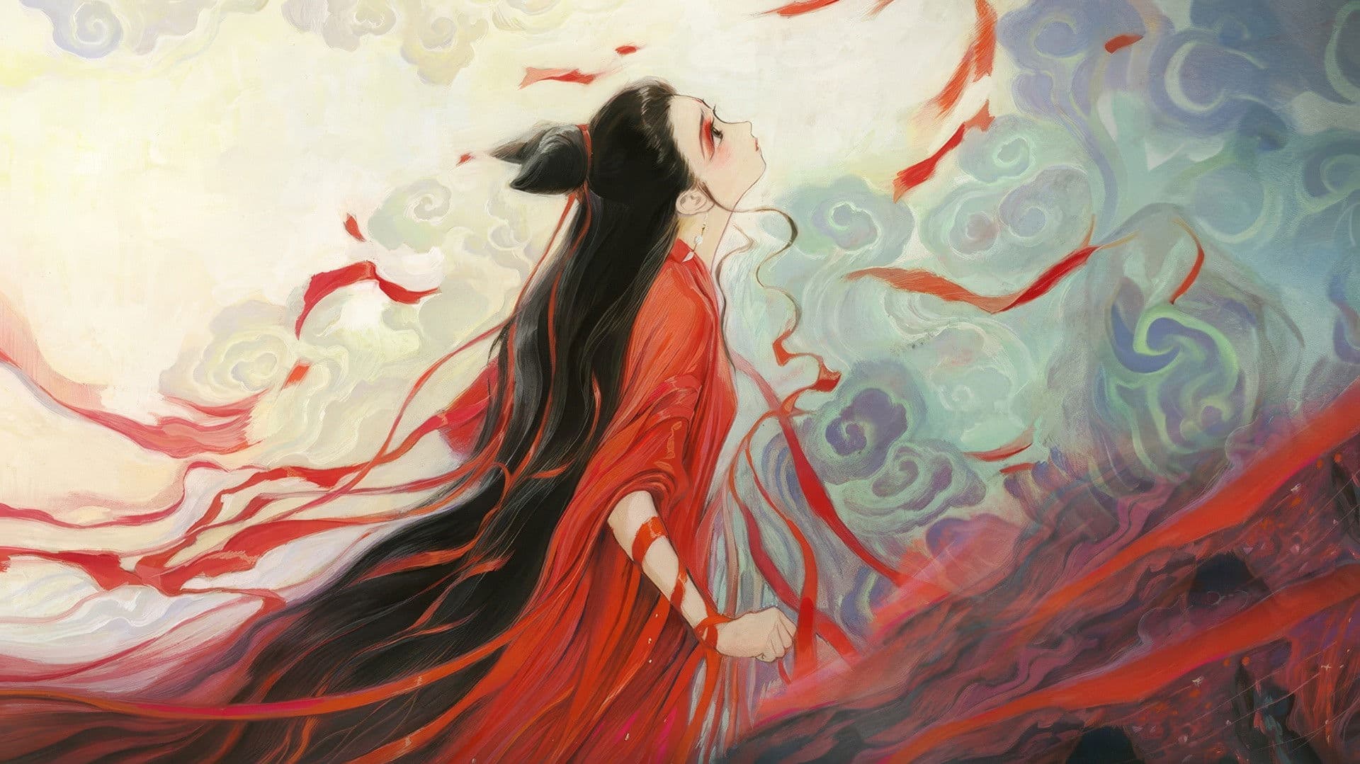 Nie Xiaoqian backdrop