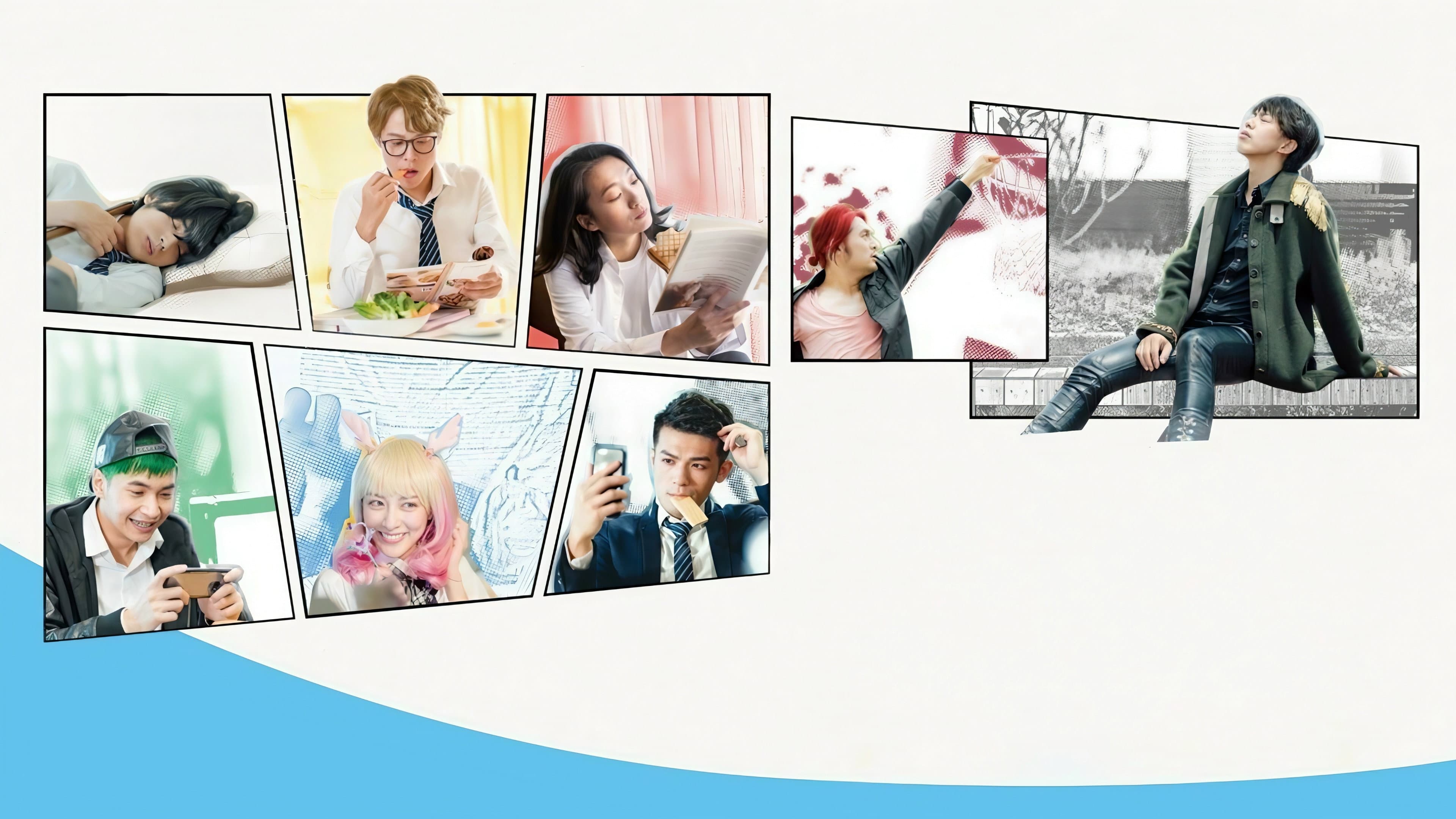 The New Member backdrop