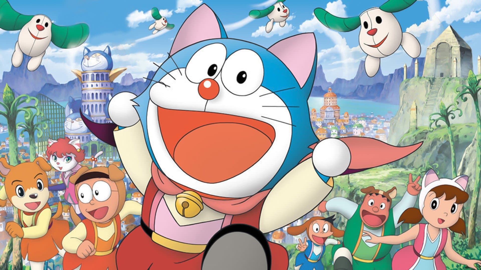 Doraemon: Nobita in the Wan-Nyan Spacetime Odyssey backdrop