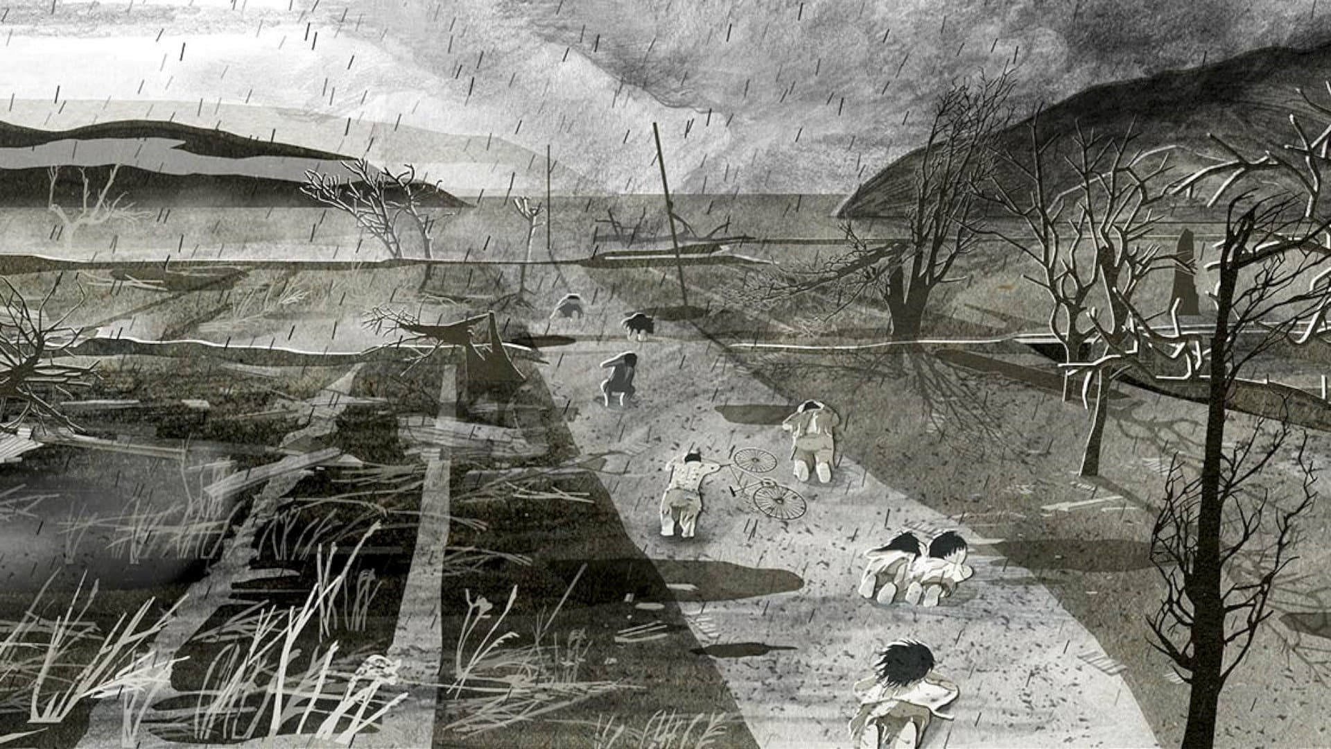 Girls in Summer Dresses: Hiroshima, August 6, 1945 backdrop