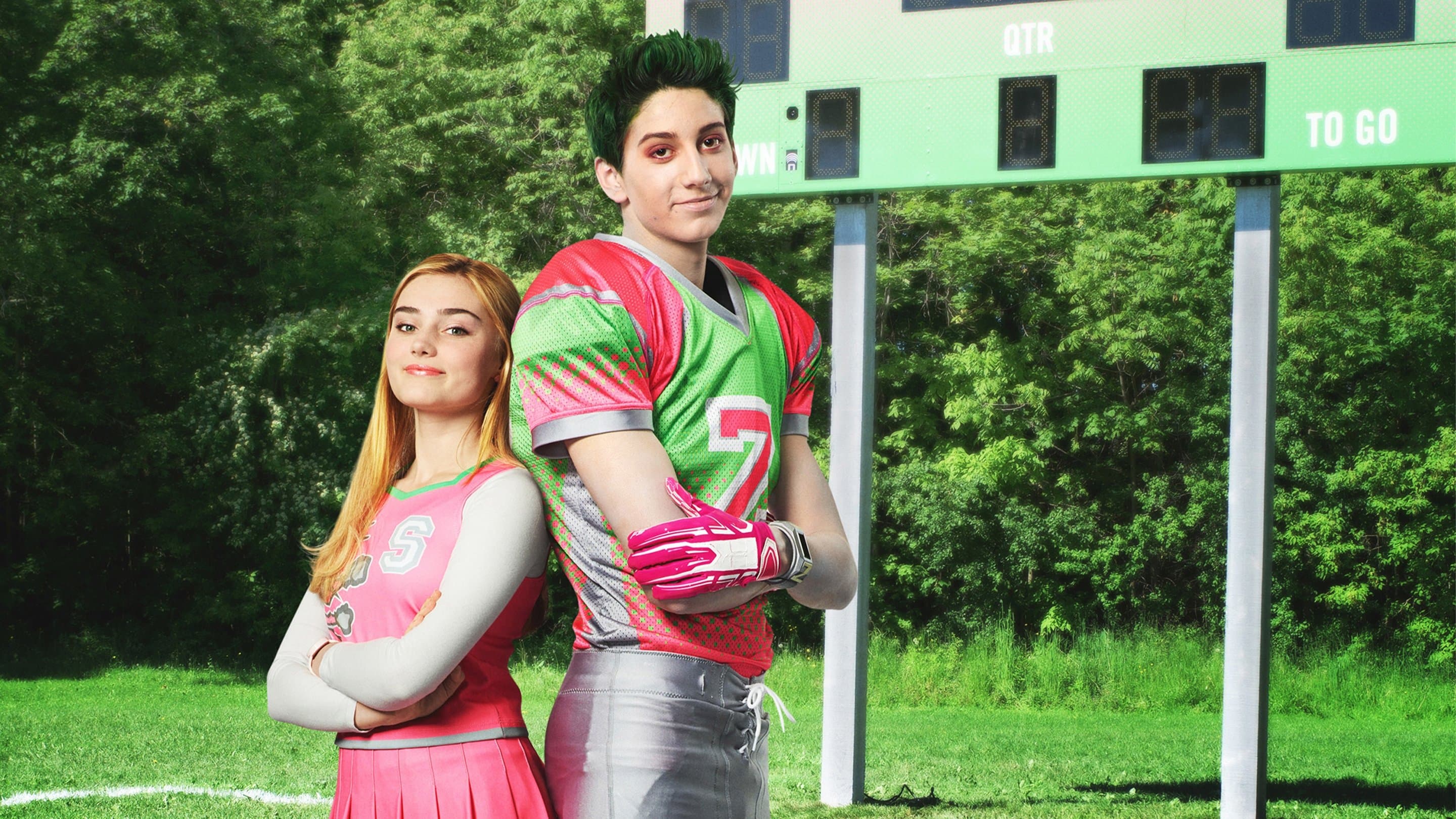 Z-O-M-B-I-E-S backdrop