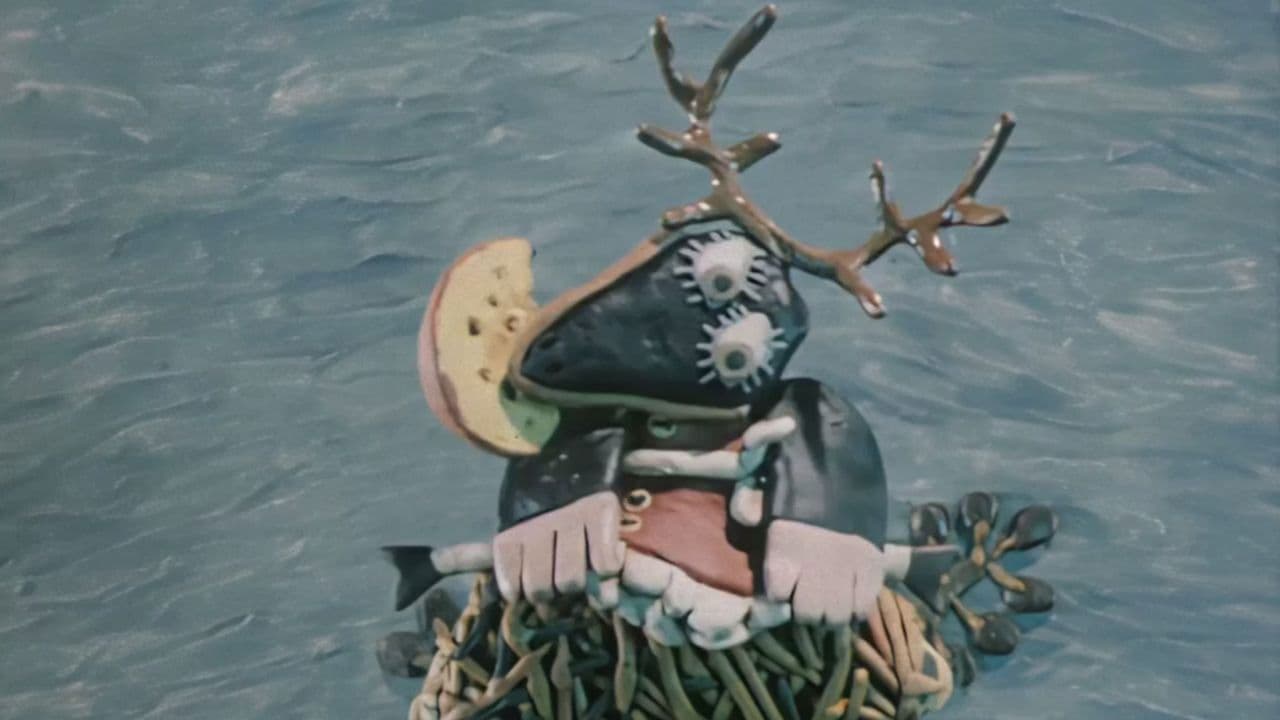 A Plasticine Crow backdrop