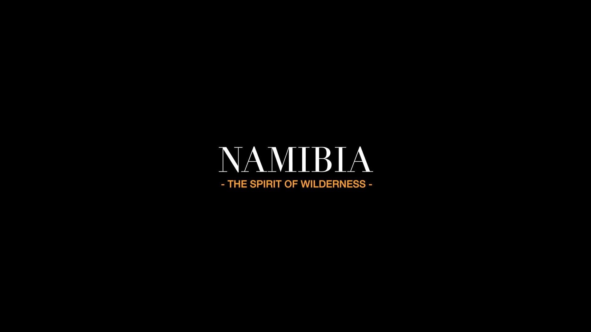 Namibia: The Spirit of Wilderness backdrop