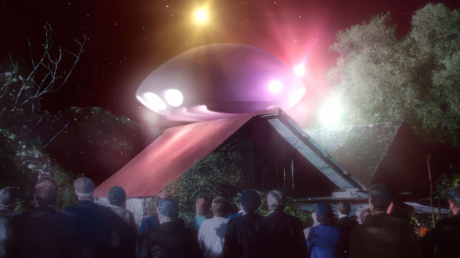 Summer of the Flying Saucer backdrop