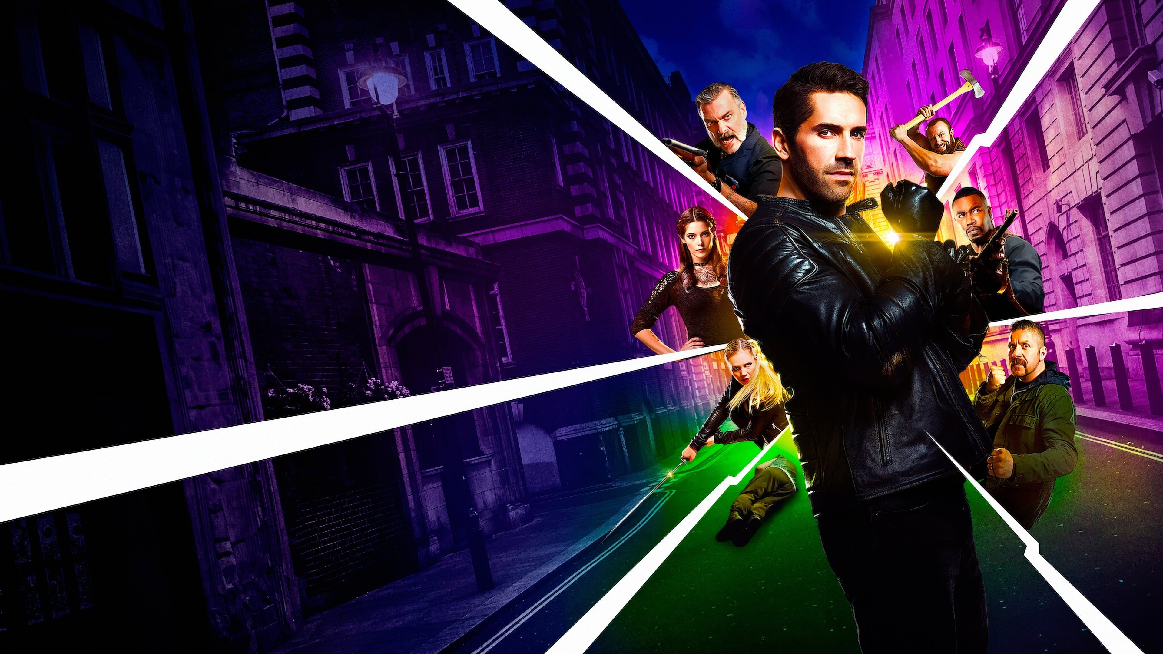 Accident Man backdrop