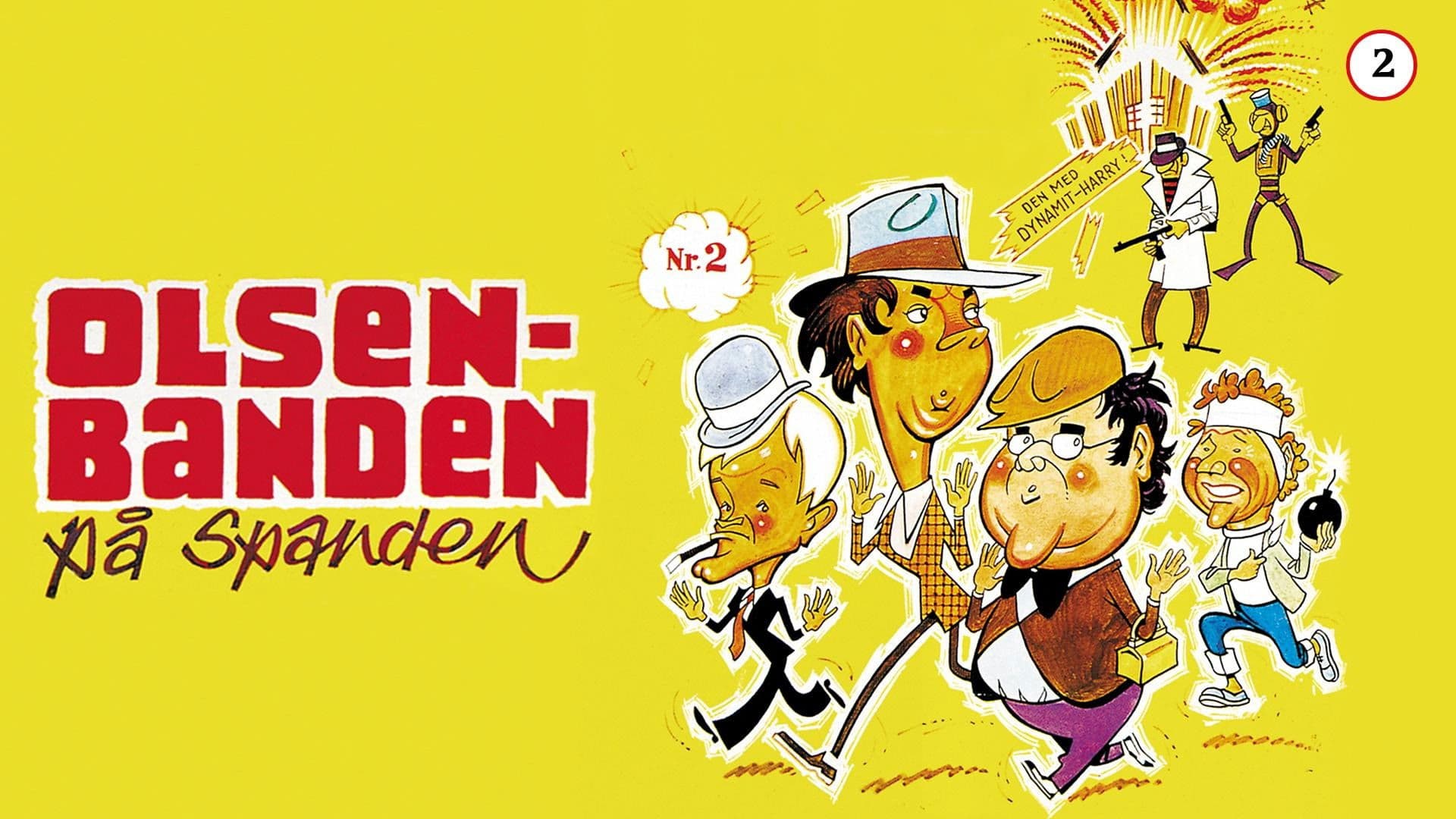 The Olsen Gang in a Fix backdrop