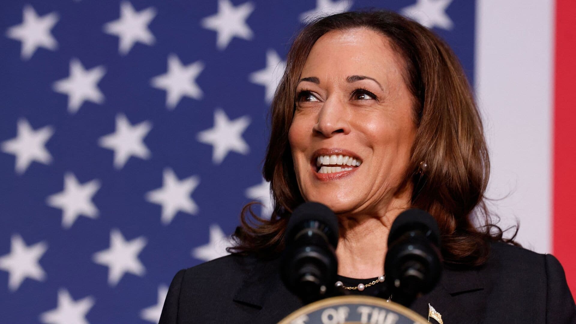 Kamala Harris: the USA’s Next President? backdrop