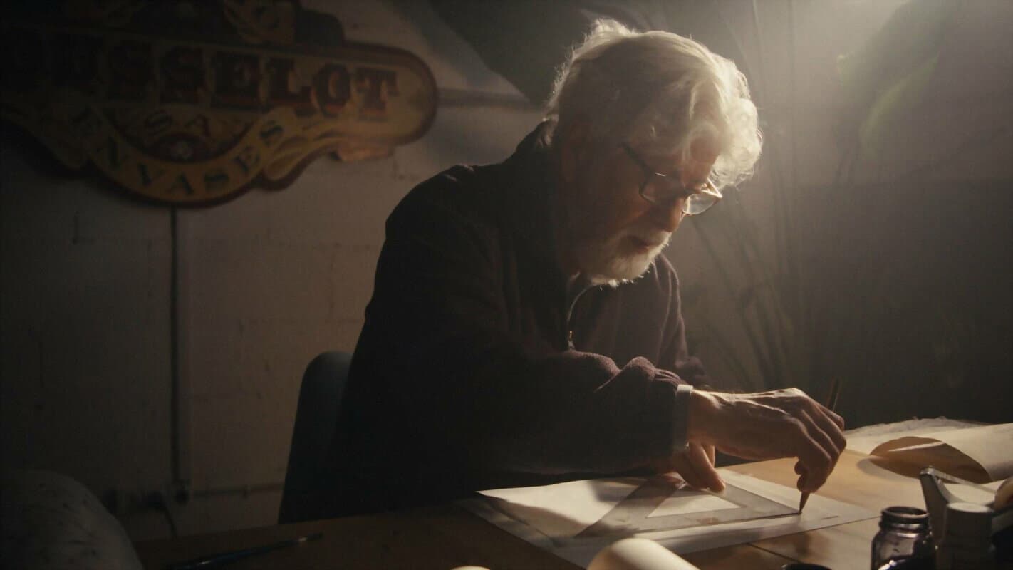 Letras que marcan backdrop