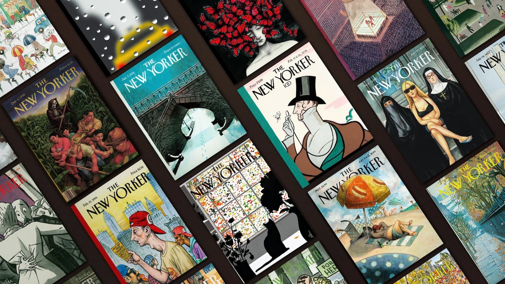 The New Yorker at 100 backdrop