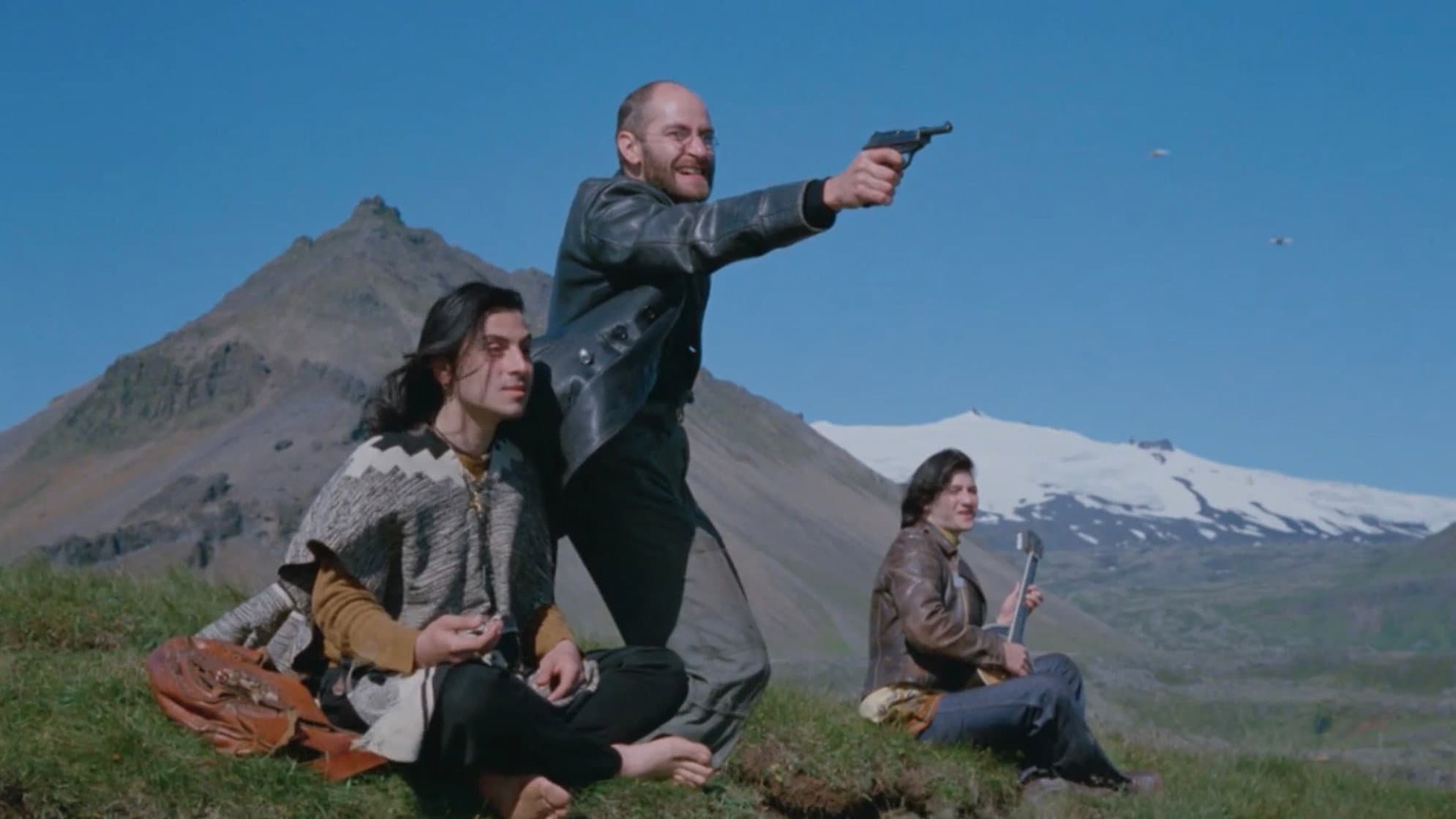 Under the Glacier backdrop