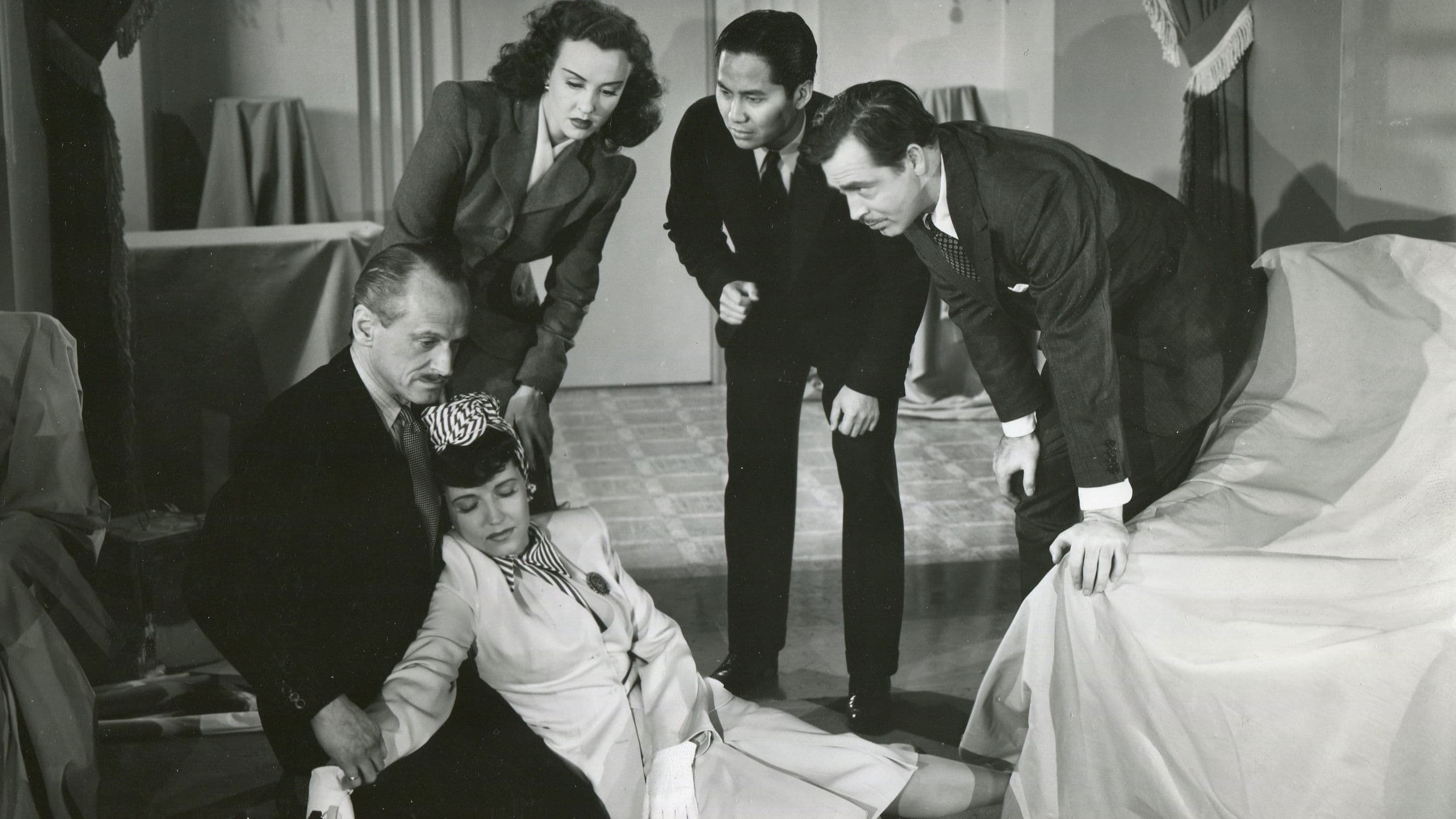 A Tragedy at Midnight backdrop